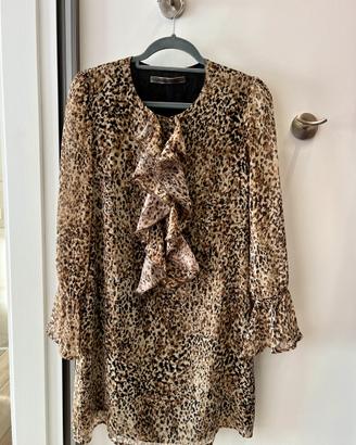 Angela Davis vestito animalier taglia 40