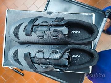 Northwave storm carbon tg 46 nuove scarpe ciclismo