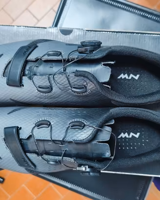Northwave storm carbon tg 46 nuove scarpe ciclismo