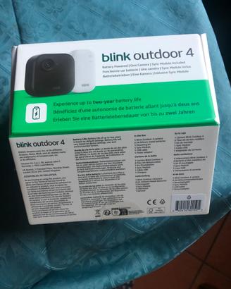 Videocamera Blink autdoor 4, nuova