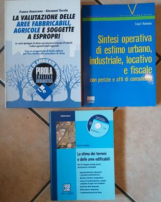 n°3 Libri estimo / stima terreni aree edificabiil