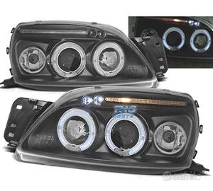FARI FORD FIESTA 99-02 ANGEL EYES SFONDO NERO