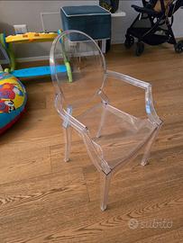 Sedia Kartell Lou Lou Ghost