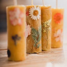 candele in cera d' api