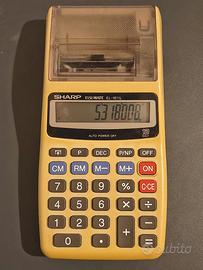 Calcolatrice da Tavolo - Sharp EL-1611L + 7 Rotoli