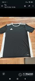 T-SHIRT ADIDAS uomo, nera , taglia L