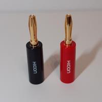 connettori a banana HICON  2 set da 4 nuovi