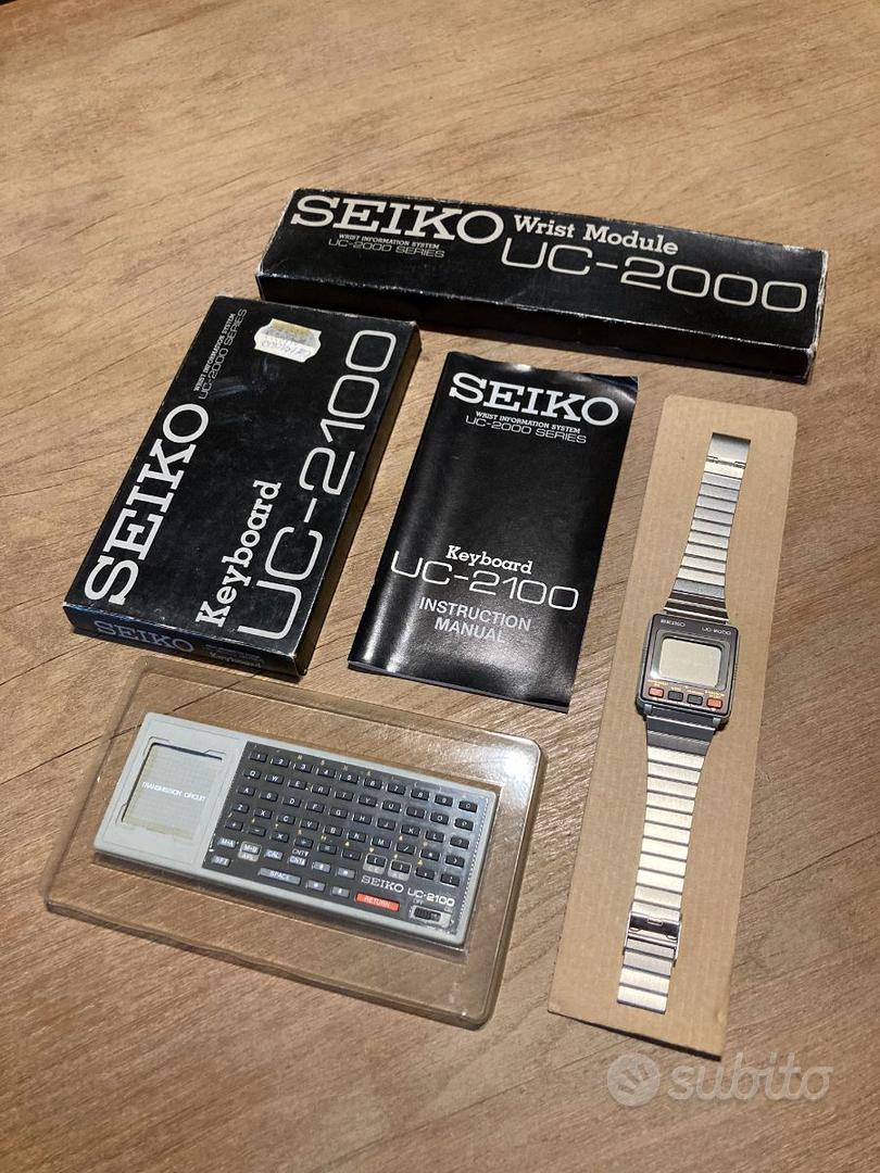 Seiko UC 2000 Wrist Module UC 2100 Keyboard Abbigliamento e