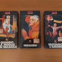 3 VHS Marilyn Monroe
