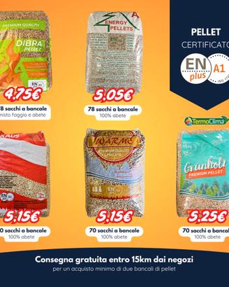 PELLET CERTIFICATO ENPLUS A1 