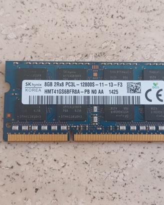 Memoria SODIMM 8GB DDR3L PC3L-12800
