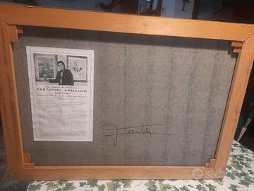 Quadro firmato da Arnaldo Faetanini detto FAITA