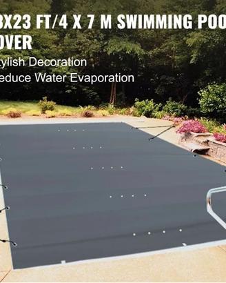 Copertura piscina sicurezza PVC 4x7 m – NUOVA 