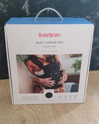 Marsupio fascia Babybjörn carrier one nero