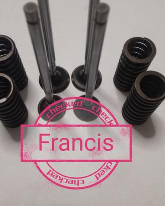 Kit VALVOLE testa+Molle PIAGGIO 125-180-200-250cc