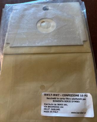 Sacchetti compatibili RW17-RW7 Roventa Dymbo