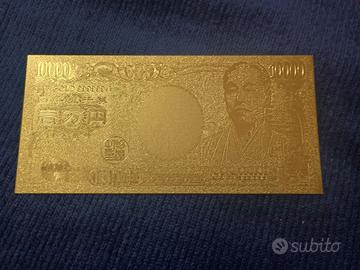 YEN GIAPPONE 10.000 YEN LAMINA DORATA