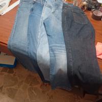 set di jeans uomo donna e bambina 