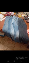 set di jeans uomo donna e bambina 