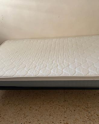 Letto completo di materasso e rete 120x190