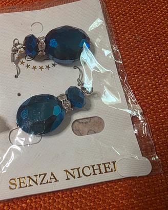 Orecchini pendenti Blu mare