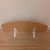 Mensola in legno con staffe