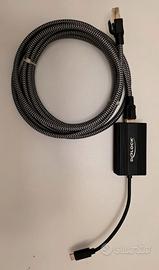 DELOCK ADATTATORE DI RETE+CAVO ETHERNET 3 M CAT-8