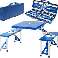 Tavolo da pic nic richiudibile con 4 sedie