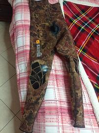 Pantaloni muta Mates Instinct Camo Brown 5 mm