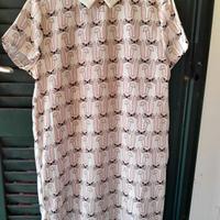 Vestito donna leggero con colletto