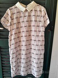 Vestito donna leggero con colletto