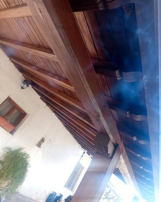 pensilina in legno metri 8x4 