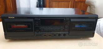 Denon drw-695 double cassette deck  			