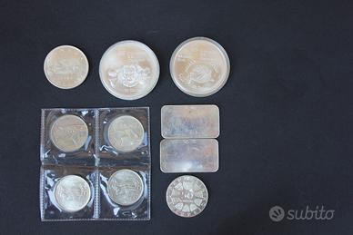 500 Lire in argento + Monete in argento varie e li