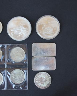 500 Lire in argento + Monete in argento varie e li