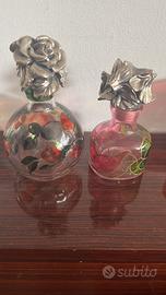 Oggettistica vintage con decori fatti a mano