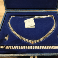 Parure collana bracciale orecchini gioielli asfur