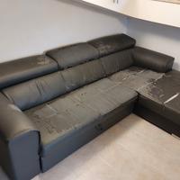 Divano/Letto 4 posti più chaise long