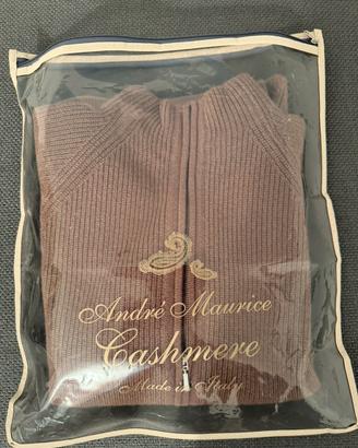 Maglione zippato Cachemire - Andrè Maurice