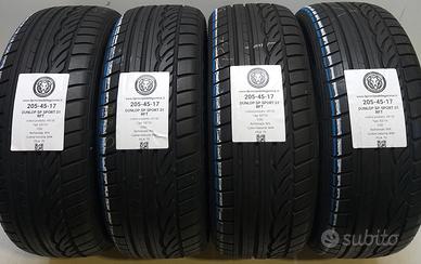 4 GOMME 205 45 17 DUNLOP A49133