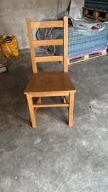 Sedie in legno