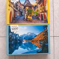nuovi 2 puzzle da 1000 pezzi