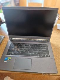 Portatile MSI THIN 15 b13uc per pezzi di ricambio