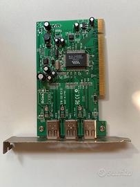 SCHEDA  Porta PCI Firewire PC IEEE1394