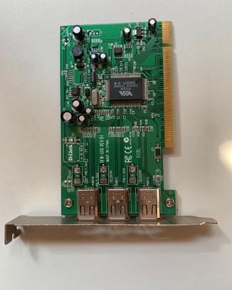 SCHEDA  Porta PCI Firewire PC IEEE1394