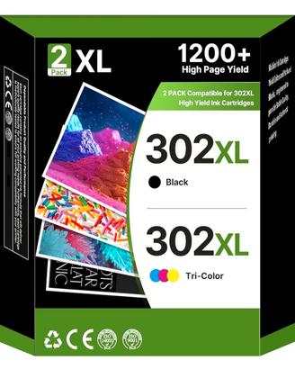 Cartucce HP 302XL Nero + Colore

Compatibili