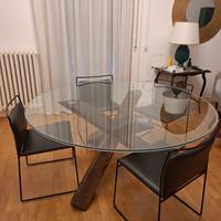 Sedie Tulu Cassina+tavolo La Rotonda 