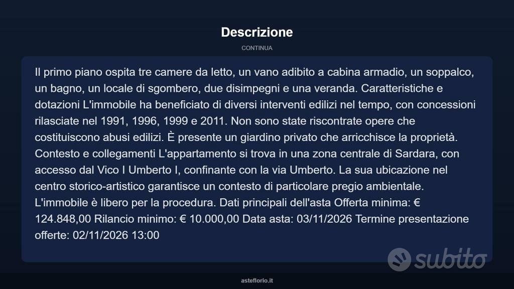 Appartamento – Sàrdara/Sardara, Sa Costa, Medio Campidano - Vista 4