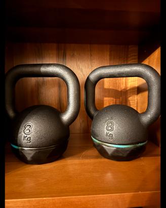 Set 16 kg 2 Kettlebell 8kg Decathlon Base Gommata