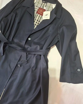 Splendido Trench Vintage Navy B. Ballarini tg54it
